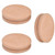 10Pcs Round Slicker Edge Burnisher Tool Beech Wood DIY Leather Craft Edging Chamfering Device