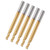 5Pcs 3‑Flute Flat End Milling Cutter Ti Plating Router Bits 3.175 x 2.5 x 6 x 40