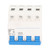 4P Miniature Circuit Breaker DIN Rail Mount Low Voltage Overload Protection Switch 400V 63A