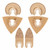 6PCS Hard Alloy Saw Blades Multifunctional Oscillating Saw Blades Tool Woodworking Supplies