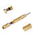 6Pcs Titanium Plated Step Drill Bit Center Punch Straight Flute Triangular Shank Imperial Pagoda Cone Drill Bit