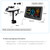 FJ3390A Multifunctional Professional Weather Station Temperature, Humidity, Wind Speed and Rainfall Detection Weather Forecast Clock