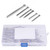 340Pcs Cotter Pin Assortment Set Kit 304 Stainless Steel Industrial Supplies Fastener