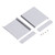 Aluminium Electric Box Waterproof Junction Enclosure Case Split Type for DIY Silver