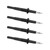 4Pcs Probe Pin 4mm Banana Socket Insulation Wire Piercing Probes for Electrical TestingBlack