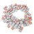 100pcs 4 Way Spring Lever Terminal Block Reusable Electrical Wire Cable ConnectorPCT-214