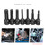 3/8-inch Drive Impact Socket Set 7 Piece Metric Sizes (5mm 6mm 7mm 8mm 10mm 12mm 14mm) XZN Triple Square Spline Bit Cr-Mo Steel Socket Set