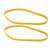 2 Pcs Band Saw Tire Yellow Anti Slip Noise Reduction Rubber Woodworking Bandsaw Wheel for 9 Inch