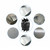 9PCS HSS Spot Welding Drill Set Spot Weld Cutter Drill Bit 8mm Twist Drill 3/8 Spot-welding Drill Center Drill Hole Saw Hexagon Shank with Storage Case