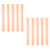 10Pcs Binding Spines Spirals Coils Combs 30 Holes Plastic Strip for Loose Leaf 1/2in Diameter Orange