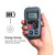 Wood Humidity Meter 4 Modes Portable Hygrometer Pin Type Timber Humidity Instrument Handheld Water Leak Detector LCD Display