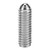 Steel Spring Ball Plunger Hex Bolt Socket Fixing Screws Positioning Bead (M6*12, 20pcs)