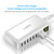 8 Ports Smart USB Charger 40W 8A Multi Port USB Hub with LCD Display Fast Charging Wall Charger Power Adapter with 4ft Long Power Cord