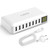8 Ports Smart USB Charger 40W 8A Multi Port USB Hub with LCD Display Fast Charging Wall Charger Power Adapter with 4ft Long Power Cord
