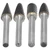 4Pcs Carbide Burr 12mm Durable Sturdy Tungsten Steel Convenient Wide Application HeatTreated Shape Double Cut
