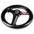 1pc Black 3-spoke Plastic Hand Wheel with Revolving Handle for Milling Machine