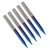 5pcs 2 Flutes V Tip Engraving Bit 4mm Shank Straight End Mill Cutter Carving Tool 4x0.3x20