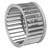 MultiWing Centrifugal Wheel Blower Motor Galvanized Sheet Power Tool Accessories 5in 128x65x11mm
