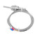 K Type Temperature Sensor RTD Stainless Steel Thermocouple Temperature Probe 1/2 NPT Detachable 3-Pin Connector with 2m / 6.6ft Cable