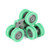 2Pcs UShaped Wheels Stainless Steel 4Wheel Small Rollers Shower Door Replacement Parts