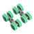 2Pcs UShaped Wheels Stainless Steel 4Wheel Small Rollers Shower Door Replacement Parts
