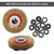 6 Inch Wire Wheel Brush Stainless Steel for Bench Grinder Polishing Deburring Rust & Paint Removal