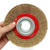 6 Inch Wire Wheel Brush Stainless Steel for Bench Grinder Polishing Deburring Rust & Paint Removal