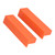 2Pcs Jaws Protection Cover ABS Multiple V Shape Grooves Magnetic Bench Vise Jaw Protectors4.5in