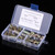 50pcs M4/M5/M6/M8/M10 Zinc Alloy Screw in Type Hex Drive Threaded Insert Nuts Assortment