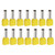 100Pcs Ferrule Insulated Crimping Wire Terminal Set Kit for Machine Equipment TE4012