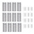 12Pcs Standoff Screws Stainless Steel Wall Sign Advertising Hardware Nail for Acrylic 19x40mm