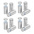 12Pcs Standoff Screws Stainless Steel Wall Sign Advertising Hardware Nail for Acrylic 19x40mm