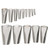 15Pcs Stainless Steel Caulk Nozzle Set Reusable Corrosion Resistant Applicator Tool