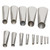 15Pcs Stainless Steel Caulk Nozzle Set Reusable Corrosion Resistant Applicator Tool