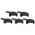 10Pcs TIG Welding Torch Switch with Core Set Black AntiOxidation Argon Weld Accessories