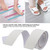 PEVA/PU Rubber Non slip Tape Floor Stair Step Anti Slip Abrasive Safety Strip 5m(White)