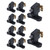 10Pcs Generator Carbon Brush Convenient Easy Connection Sturdy Durable Reliable Assembly Generator Head for GX160