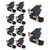 10Pcs Generator Carbon Brush Convenient Easy Connection Sturdy Durable Reliable Assembly Generator Head for GX160