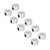 10Pcs Shaft Collars 6mm Steel High Strength Wearproof Stable Setscrew Shaft Collar for Intelligent Robots