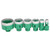6PCS Diamond Hole Saw Angle Grinder Brazed Hole Opener for Marble Glass Tile M14 Female Thread