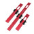 Set of 3 Woodworking Scriber Positioning Scribing Gauge Ruler Aluminum Alloy Measuring Tool with Metric and Imperial Scales for Carpenter