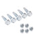 250PCS M4.2x16mm Drill Bit Screws Carbon Steel Galvanized Self Drilling Screw Replacement Hex Head