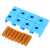 3D Printer Accessories 8Pcs 25mm Yellow Hot Bed Spring 8Pcs Silicone Socket for MK8