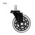 Office Chair Caster Wheels Universal Mute Wheel Replacement Office Chair Wheels 5 PCS(#1)