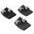 3Pcs Diamond Grinding Block Arrow Shape 2 Teeth Concrete Sanding Pad Grinder Accessories