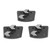 3Pcs Diamond Grinding Block Arrow Shape 2 Teeth Concrete Sanding Pad Grinder Accessories