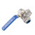 1pc Stainless Steel SUS304 Pipe Ball Valve Three Way T Type Female Thread 3/4" DN20