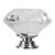 1Pcs Crystal Glass Diamond Shape Drawer Knob Cupboard Pull(701 A-40 transparent)