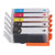 Ink Cartridge High Page Capacity Colorfast Black and Color Ink Cartridge Combo for PIXMA Printer BK BK C M Y