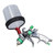 HVLP Spray Gun High Atomisation Aluminium Alloy Stainless Steel Gravity Feed Car Paint Gun Sprayer